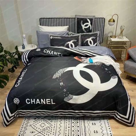 chanel comforters|chanel bedroom comforter set.